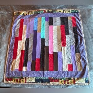 Multicolor Handmade Lap Quilt